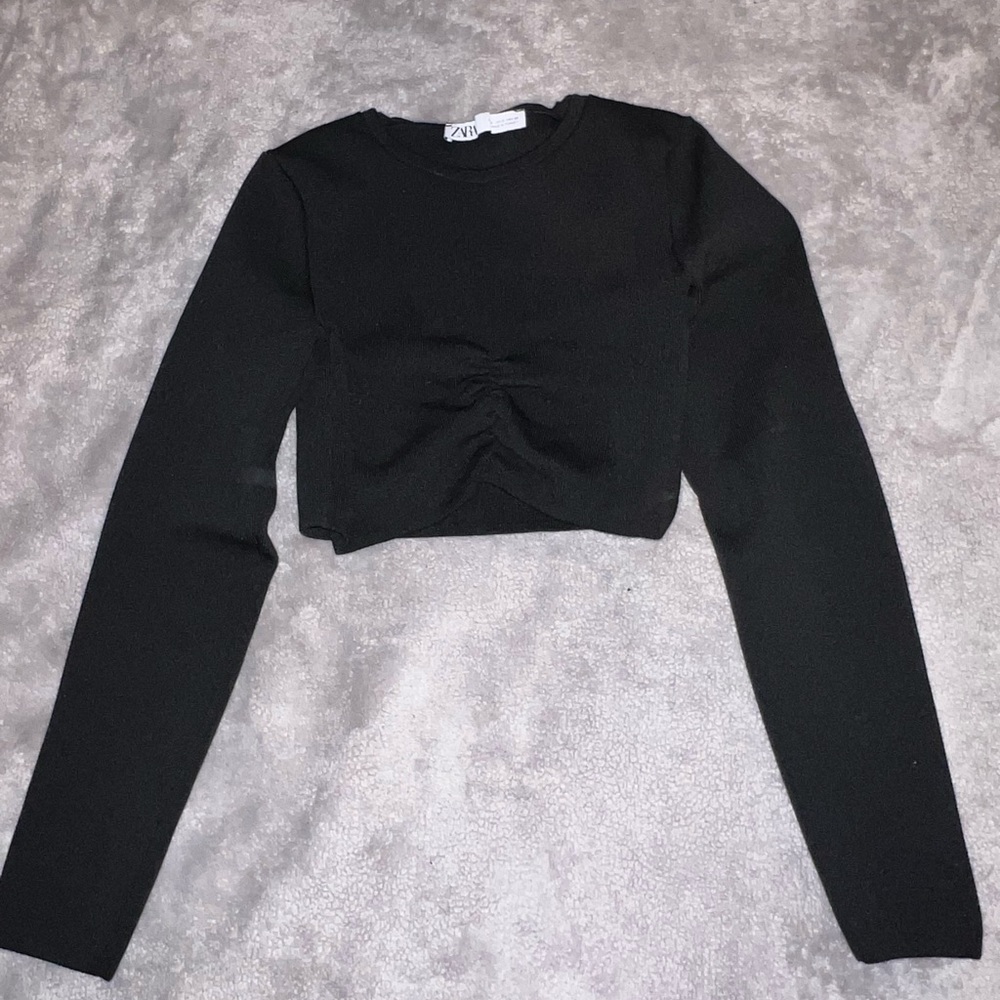 Zara Cropped Long Sleeve